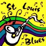 CITY OF ST LOUIS, MO SAXOPHONE BLUES MUSIC PIN